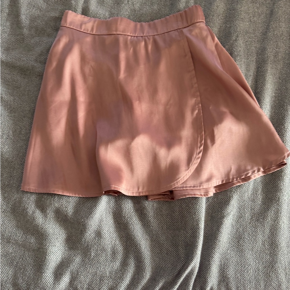 Abercrombie Kids Pink Satin Skort